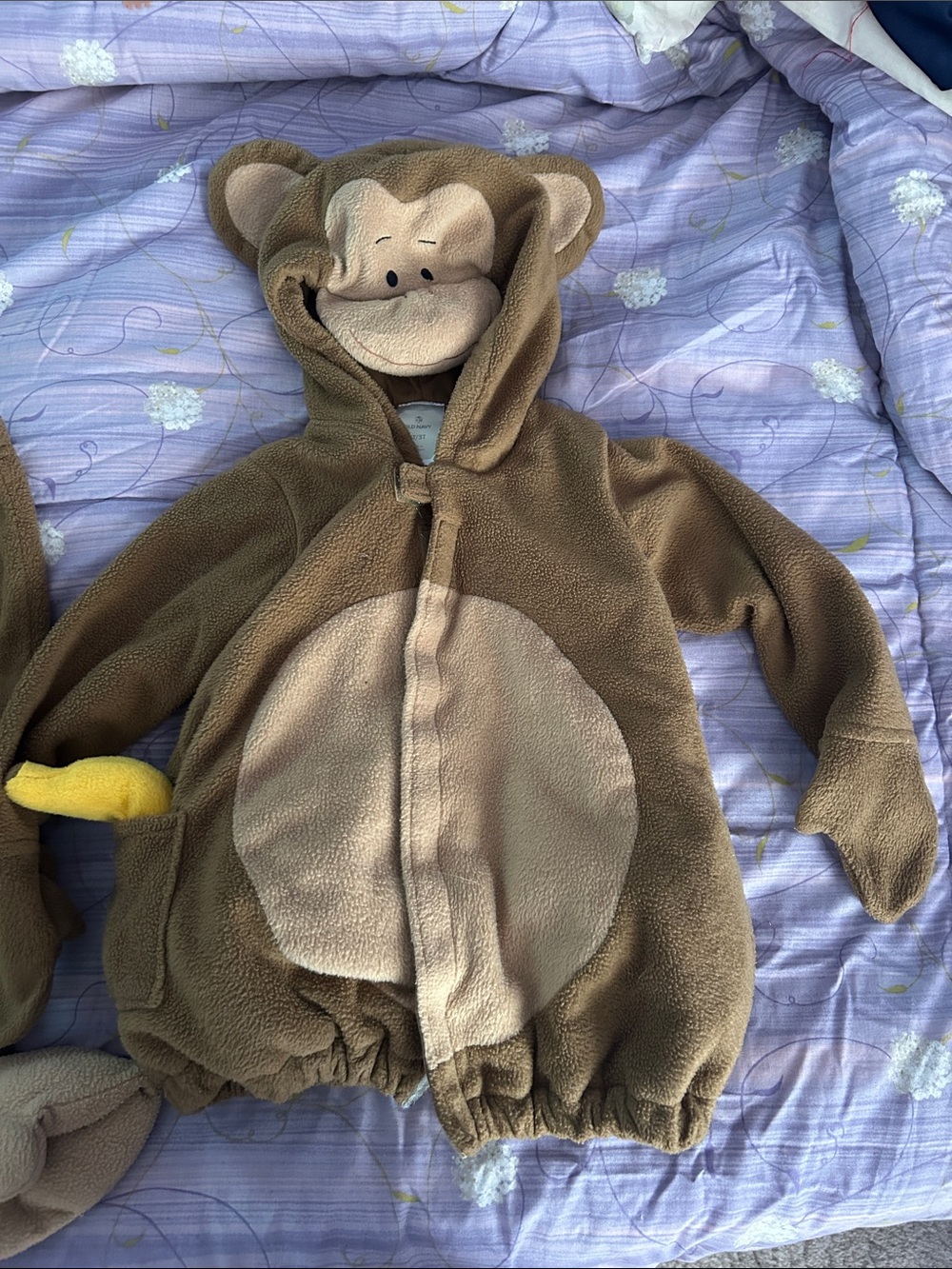 Old Navy Brown Plush Fleece Kids Halloween Costume 2T/3T